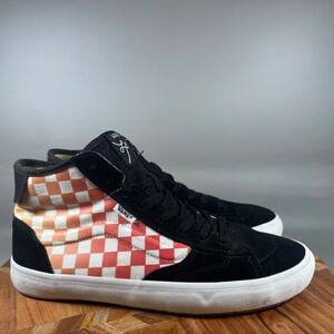 Vans Lizzie Pro Skateboarding Shoes Mens‎ Size 9 Black Checkerboard